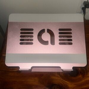 Pink Adjustable Laptop Stand